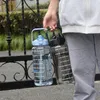 Garrafas de água 2000ml de verão Sports Water Bottle Portable Grande garrafa de bebida para acampar ginástica Ciclismo de água Plástico à prova de vazamento de água 230428