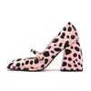 Big Size 43 45 High Heels Pumps Womens Fashion Pointed Toe Luxury Designer Leopard Printed Mary Jane Shoes Platform Heels