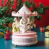 Christmas Toy Christmas decoration activity carousel octave box music box birthday gift children's new year decoration home decoration 231128