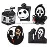 Pièces de chaussures Accessoires L 20 / Halloween Croc Charms Décoration d'horreur Drop Delivery Otqck 202 Dhipj