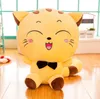 Ny ankomst 20 cm Big Face Cat Doll Plush Toy Cute Kids Pillow Dolls Valentine's Day Gift grossist
