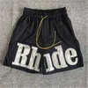 Męskie szorty projektant Mężczyźni Limited Rhude Shorts Summerquick spin-suche man plażowy spodni modko Para Spodnie sportowe marka ulica krótka rozmiar s-xl