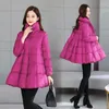 Women's Trench Coats 2023 Winter Fashion Women Down Padded Jacket Parkas Coat Long Thick Warm Word Cotton Loose Female Outwear 3XL