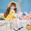 Dolls Dream Fairy 16 Doll 28cm Kawaii BJD Lolita Dress Ball fogad full set inklusive kläder skor DIY Toy Gifts for Girls 230427