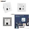 Routers Kebidumei 300Mbps 220V Power Ap Relay Smart Wireless Wifi Repeater Extender Wall Embedded 2 4Ghz Router Panel Usb Socket Rj45 Dhdey