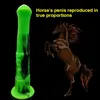 Brinquedos Anal YOCY Líquido Silicone Cavalo Vibrador Enorme Animal Dong Butt Plug Erótico Dick Falso Pênis Masturbação Anal Plug Ventosa Sex Toys 231128