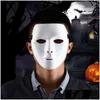 Party Masken Blank Maske Jabbawockeez Hip Hop Weiße Maske Venezianischen Karneval Mardi Gras Für Halloween Maskerade Bälle Cosplay Kostüm Dhmhd