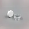 1ml/1gプラスチックの空の瓶化粧品サンプルクリアポットアクリルメイクアップアイシャドウリップバームネイルアートコンテナキラキラボトルトラベルdkxpm