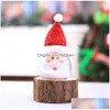 Christmas Decorations Transparent Glowing Ball Merry Xmas Snowman Tree Hanging With Lights Decoration Kids Gifts Drop Delivery Home Dhs6U
