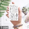 Tattoos Colored Drawing Stickers 10pcs Color Lavender Small Fresh Waterproof Temporary Tattoo Sticker Line Butterfly Flower Tato Neck Women Men Kids Fake TattoosL