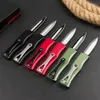 MT-Soul Goddess AUTO Knives D2 lame en alliage d'aluminium noir, couteau tactique de chasse au Camp EDC, Micro outils de coupe