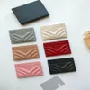 2022 Portefeuille de marque Solder Classic Match Stripe Mesh Caviar SheepSkin Wallet338d