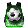 Externa ramförpackningar 16 tum 3D Soccer Backpack School Bag For Teen Boys Girls Children Football Training Team Väskor Anpassningsbara 15 färger 230427