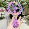 Garden Decorations 15cm Stainless Steel Wind Spinner Outdoor Colors Hummingbird Wind Spinner 3D Wind Chime Combination Decor Rotatin Hanging Pendant Crafts LT676