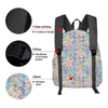 Mochila Páscoa Pintado à Mão Aquarela na Primavera Estudante Sacos Escolares Laptop Personalizado para Homens Mulheres Feminino Mochila de Viagem