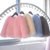 Manteau en duvet pour filles, fausse fourrure, couleur unie, tempérament, mode enfants, bébé princesse, vestes rembourrées pour enfants, V29, 2023, 231128