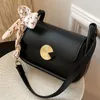 Borse da sera Flap Women Pu Leather Shoulder Tinta unita Portable Simple Soft Medium Ladies Handbags Summer Stylish Borsa a tracolla femminile