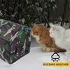 Tappetini MAMY PETS Cuccia per gatti antipioggia Lettiera calda per gatti all'aperto in inverno Cuccia per gatti chiusa impermeabile per cani di piccola taglia Forniture per animali domestici