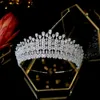 Gioielli per capelli da sposa Copricapo lucido CZ ASNORA Corone da sposa Accessori per capelli da sposa Regalo per adulti di 16 anni Corona da principessa Diademi per feste A01045 231128