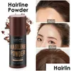 Haaruitvalproducten 3 kleuren Haarlijnpoeder Waterdicht Shadow Control Edge Met Bladerdeeg Er Concealer Drop Delivery Zorg Styling Tools Dhyyz