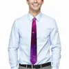 Gravatas borboletas galáxia impressão gravata espaço exterior lazer pescoço homens kawaii engraçado gravata acessórios grande qualidade colar gráfico