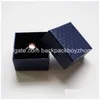선물 랩 500pcs 절묘한 다이아몬드 패턴 세계 ER 보석 상자 6 개 링 귀걸이를 위해 선택된 6 색 5x5x3cm 드롭 배달 홈 Garde Dhgyo