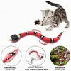 Levererar automatiska kattleksaker Interaktiv smart avkänning av orm reta leksaker för katter roliga laddning av teasering accessoarer för husdjursplay