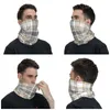 Foulards Gold Platinum Checkered Plaid Bandana Cou Couverture Imprimé Balaclavas Wrap Écharpe Chaud Bandeau Courir Hommes Femmes Adulte Lavable