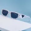 Luxe designer zonnebril ins populair vierkante zonnebrillen dames hoogwaardige elegante kleine zonnebril heren retro klassieke zwarte bril Black Glazen UV400
