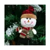 Christmas Decorations Santa Claus Snow Man Doll Xmas Tree Gadgets Ornaments Gift G666 Drop Delivery Home Garden Festive Party Supplie Dh4Mk