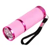 Nail Dryers UV 9 LED Lamp Professional Dryer Curing Gel Polish Light Handheld Art Tools Pink