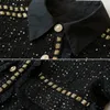 Clothing Sets Girls Princess Dress Kids Little Fragrant Coat Half Length Skirt Two Piece Teenager Show Party Child Sequins 6 16 Y 231128