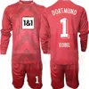 Club Team Heren 22-23 Borussia Doelman Dortmund Gregor Voetbalshirt Set Lange Mouw GK Meyer Roman Burki Roman Weidenfeller Stefan Klos LOTKA Voetbalshirtsets