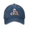 Bollmössor Fashion Cotton Golden Retriever Skull Baseball Cap för män Kvinnor Justerbar Pet Dog Dad Hat Sport