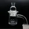 Beracky Full Weld Smoking Quartz Charmer Banger 그리드 바닥 및 석영 캡 중공 기둥 20mmod 블렌더 완전 용접 경사 가장자리 zz