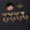 20 g Edelstahl dünne Stange Punktion Creolen Ohrstecker kreative Ohrknochen Ohr Knochen Nägel beliebt Schraube zurück Kugel Ohrring einzelne 14 Karat Gold Piercing Anti-Allergie-Geschenke