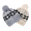 Holiday Pom-Pom Beanies Women Men Warm Winter Soft Knit Hat Chrsitmas New Year Caps Drop Delivery Dhy3K