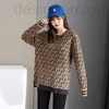 Damenpullover Designer Luxus FD22 Herbst und Winter F-förmiges Muster Kinder Mädchen Pullover Pullover Eltern-Kind-Wolle GBVL