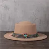 Chapeaux à large bord chapeaux de seau 100% laine femmes hommes chapeau Fedora pour papa noir porc tarte chapeau gentleman plat melon porcpie haut jazz chapeau 231127