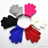 Children's Mittens Children Knitted Gloves Winter Kids Pupil Student Solid Furry Full Finger Mittens Autumn Writing Warmer Hand For 3-7 Years