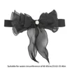 Cinture Abbigliamento da festa Cintura Waspie Donna Ragazza Elastico in rete Bowknot Ampio corsetto alla moda