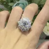 Pierścionki ślubne fantazyjne wspaniały błyszczący pierścionek z cyrkonią dla kobiet estetyka żeńska akcesoria ślubne