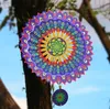 Garden Decorations 3D Rotating Chime Wind Rotating Garden Balcony 12 inch Hanging Decoration Outdoor Bird Feather Wind Spinner LT679