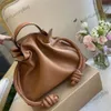 Fashion Bucket Bag Womens One Shoulder Crossbody Bag Large Capacity Soft Leather Casual Handbag Purses Designer Woman Handbag 231124