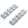 Nowy 40 sztuk metalowe klipsy w kształcie litery U wkręty samogwintujące zacisk do zderzaka samochodu błotnik wykończenia Panel śruby mocujące części