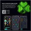 Christmas Decorations Rgb Smart Window Curtain String Lights Dream Color Changing Fairy Garland App Remote Led Light For Wedding Dec Dhq0L