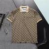 Hochwertiges, besticktes Kurzarm-Poloshirt aus Baumwolle für Herren, T-Shirt, koreanische Modekleidung, Sommer-Luxus-Top