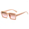 Güneş Gözlüğü Vintage Square Kadın Marka Tasarımcısı Modaya Modeli Kadın Turuncu Kahverengi Lens Gözlükleri Erkekler Tonları UV400