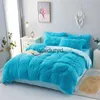 Ensembles de literie 3 pièces de luxe hiver housse de couette en peluche épaissie et étui dortoir pour lit Double simple vaiduryd