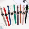 Wristwatches Fashion Women Watches Luxury Candy Color Gradient Girls Quartz Watch Exquisite Scale Elegant Wrist Female Clock